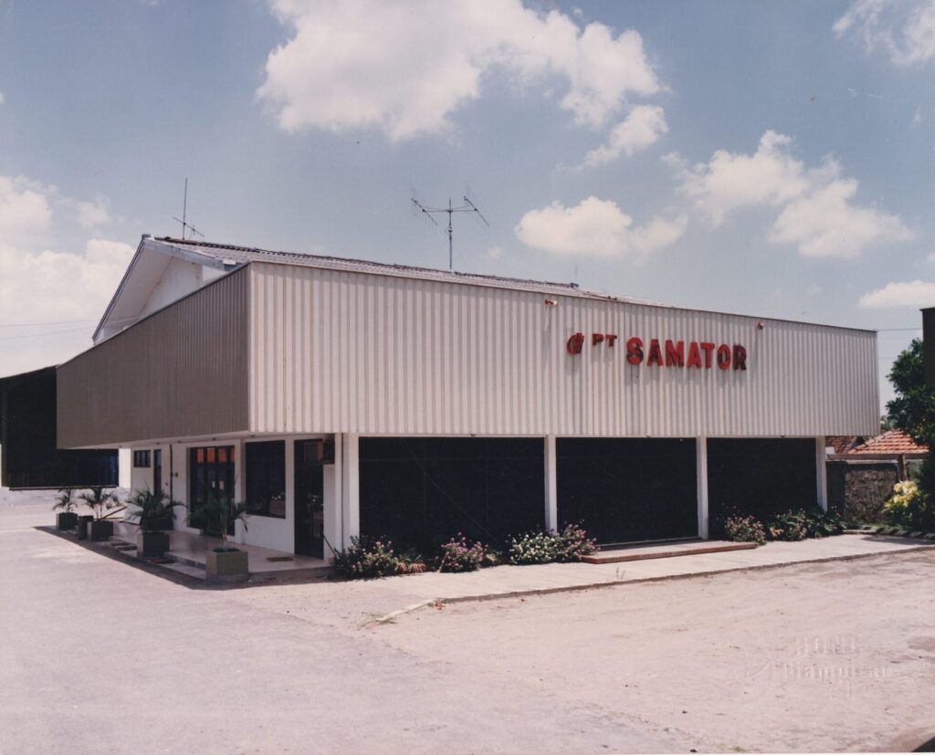 Samator Group's first factory 1975