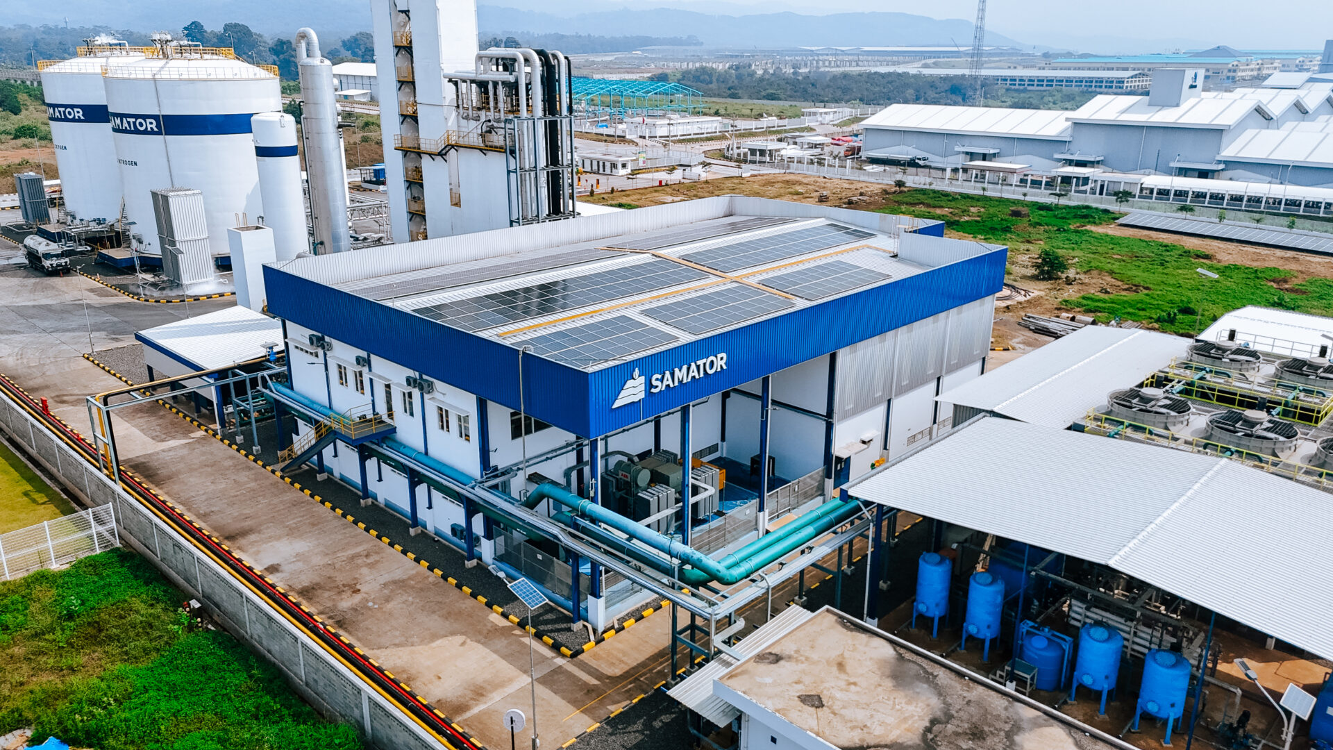 Samator Group industrial gas facility in Indonesia